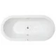 Freistehende Whirlpool Badewanne Spatec Nera